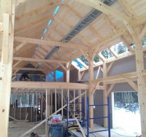 Timber Frame Interior