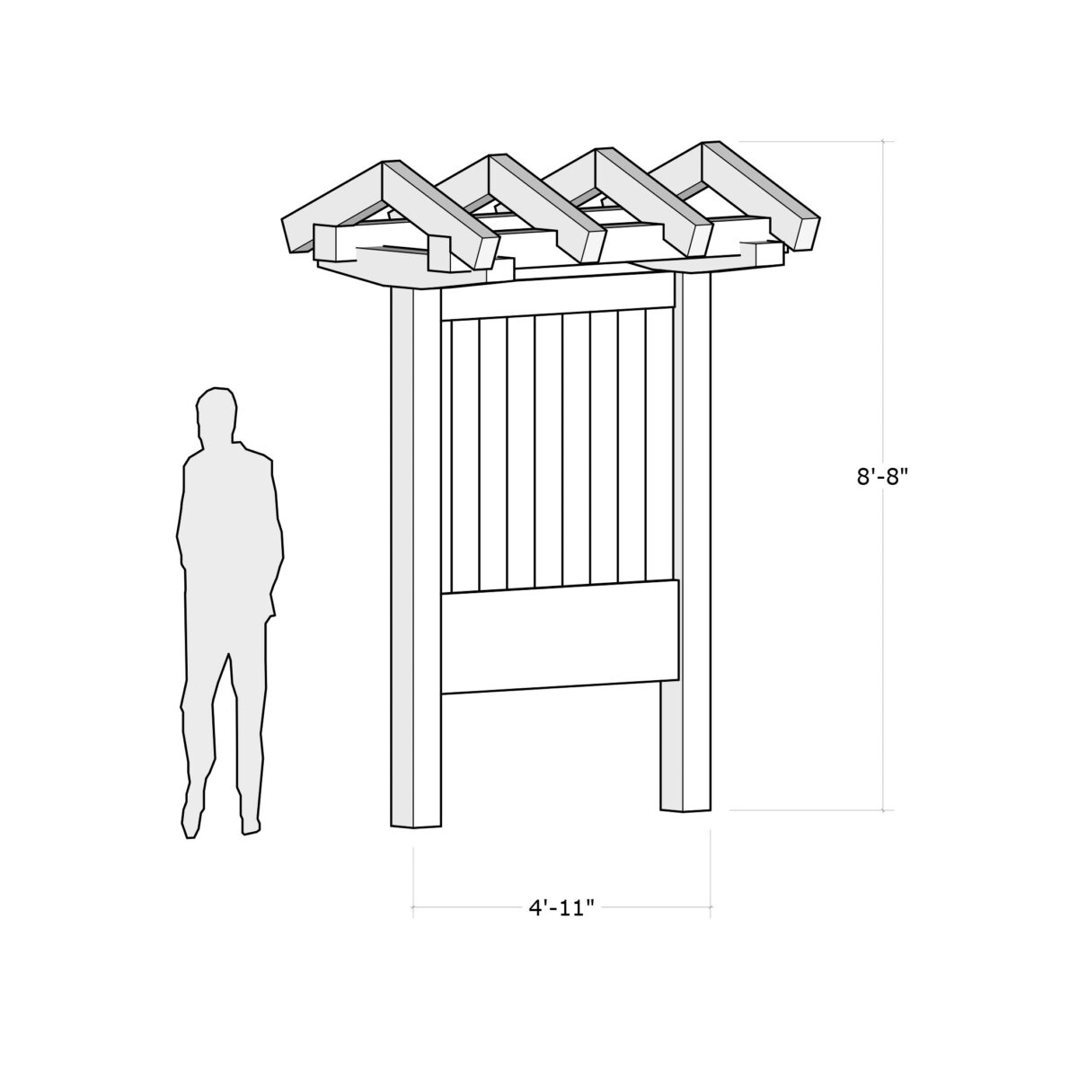 Timber Frame Kits - Sign Kiosk - Benjamin and Co | Timber Frames and ...